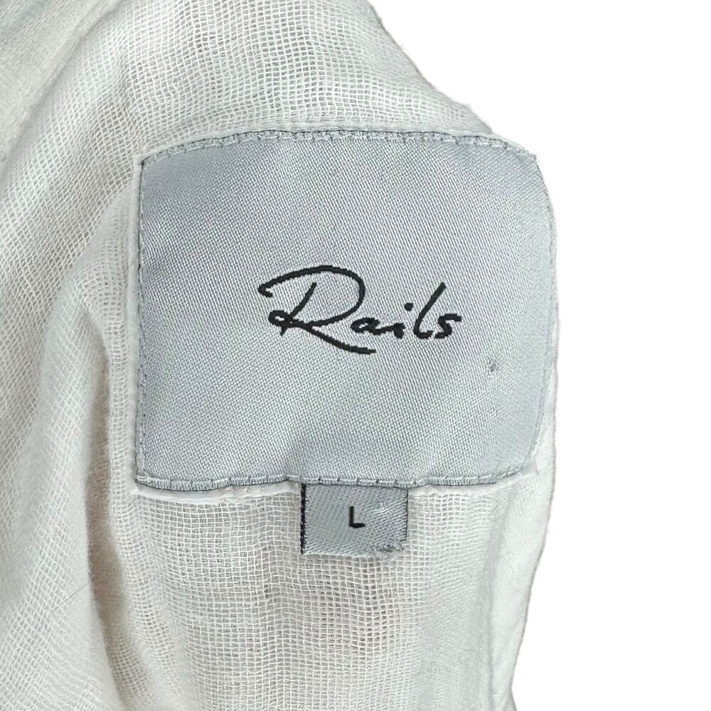 Rails White Ellis Long Sleeve Button Down Shirt W… - image 7